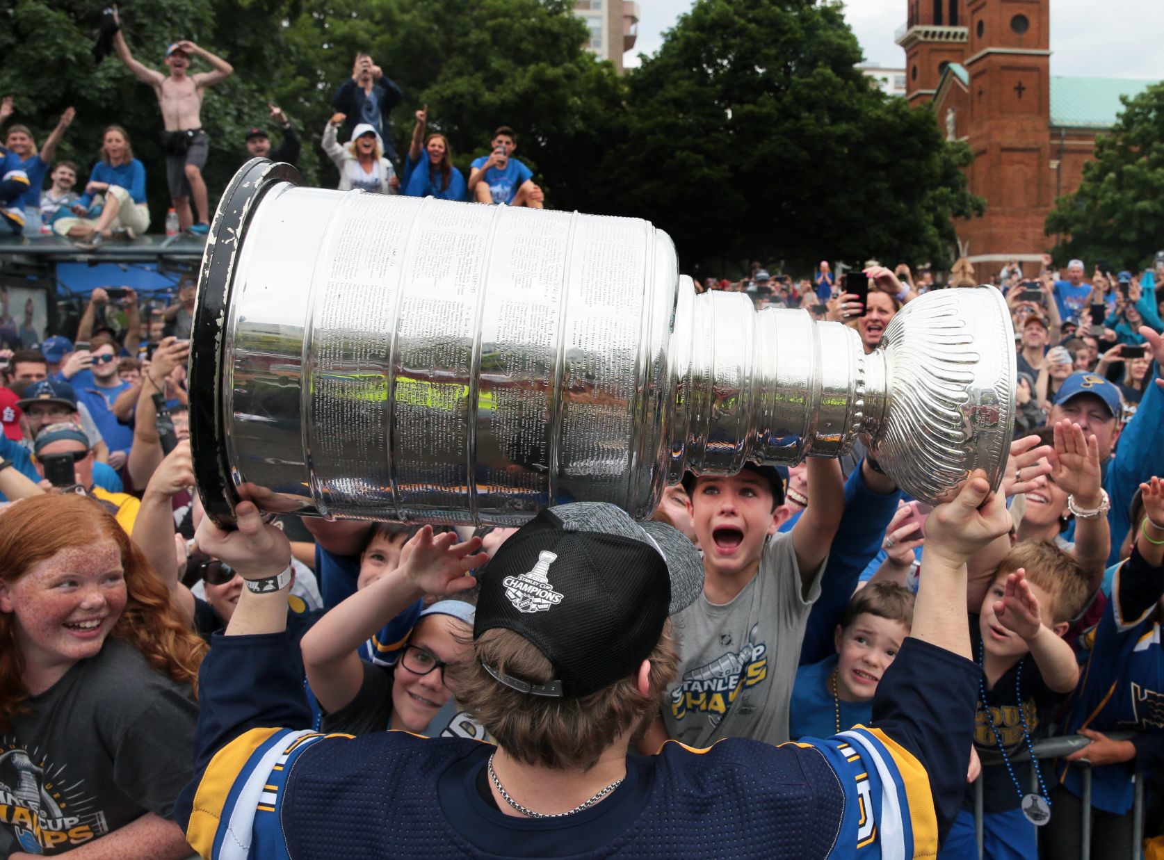 Scenes from Blues Stanley Victory Parade